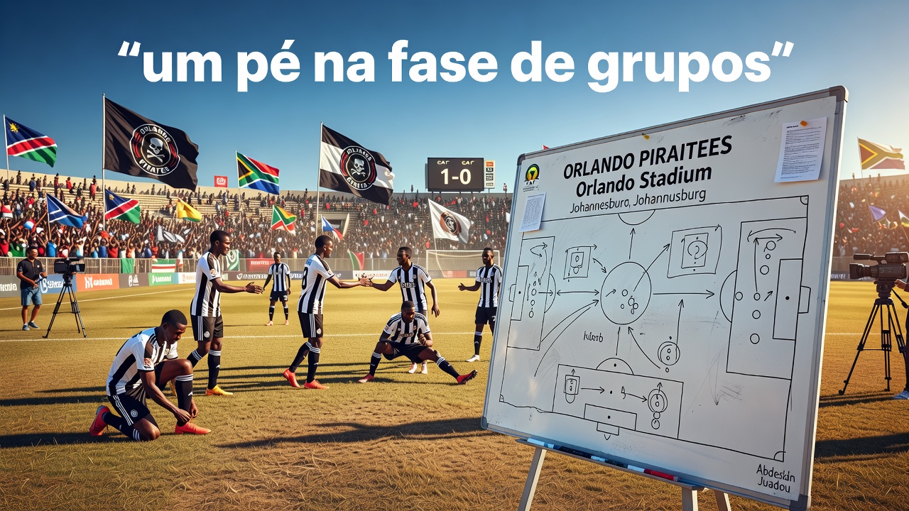 Ouaddou vê Pirates com "um pé" na fase de grupos da Liga dos Campeões