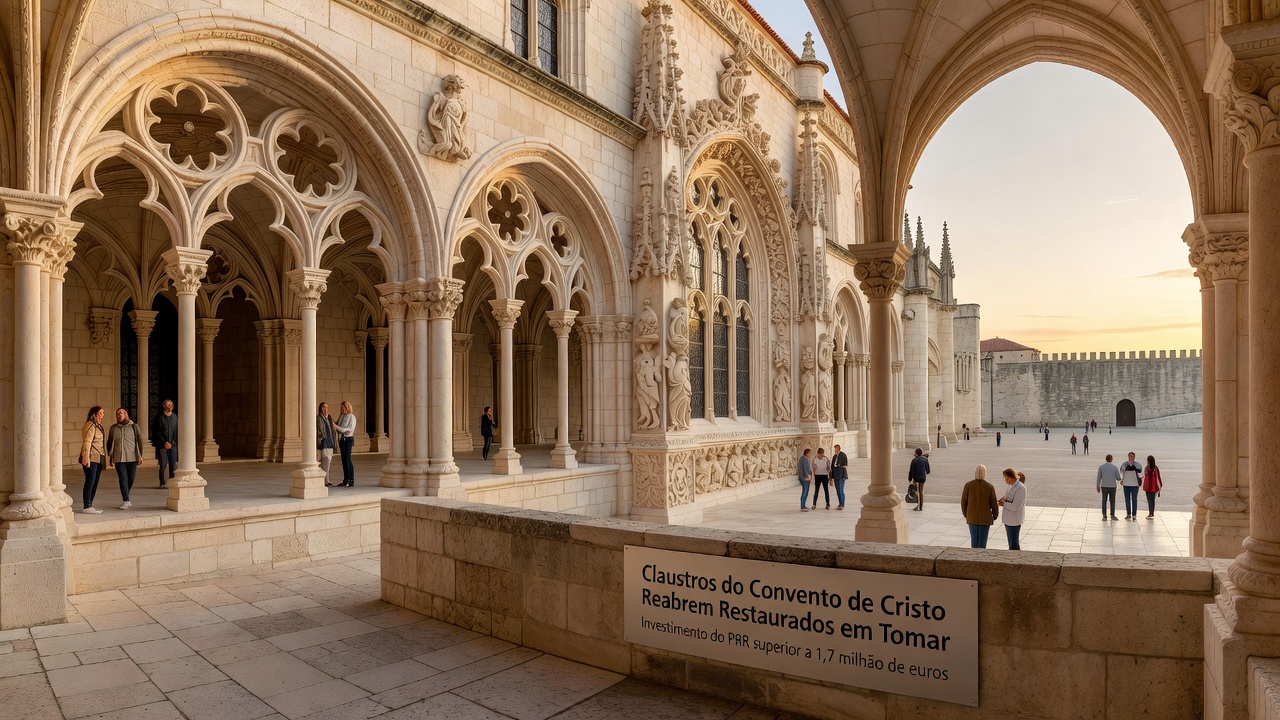 Claustros do Convento de Cristo Reabrem Restaurados em Tomar