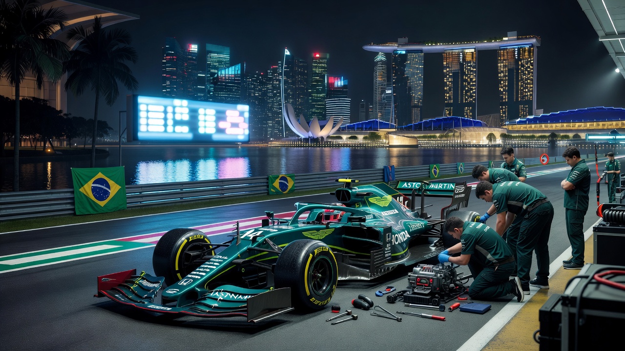 Alonso Admite Trocas no Motor e Pode Largar do Fundo em Singapura