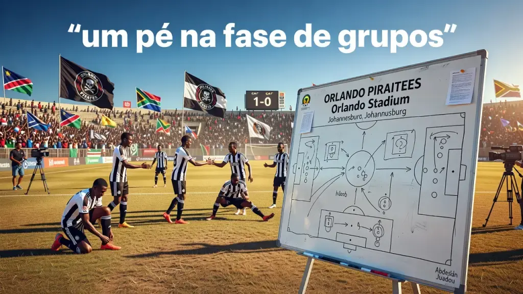 Ouaddou vê Pirates com "um pé" na fase de grupos da Liga dos Campeões