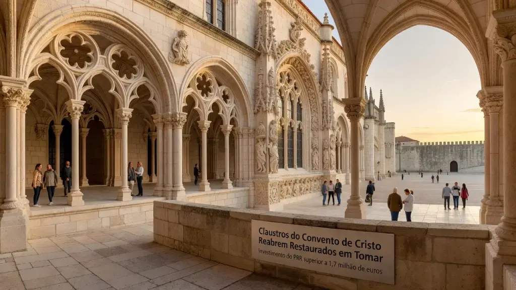 Claustros do Convento de Cristo Reabrem Restaurados em Tomar